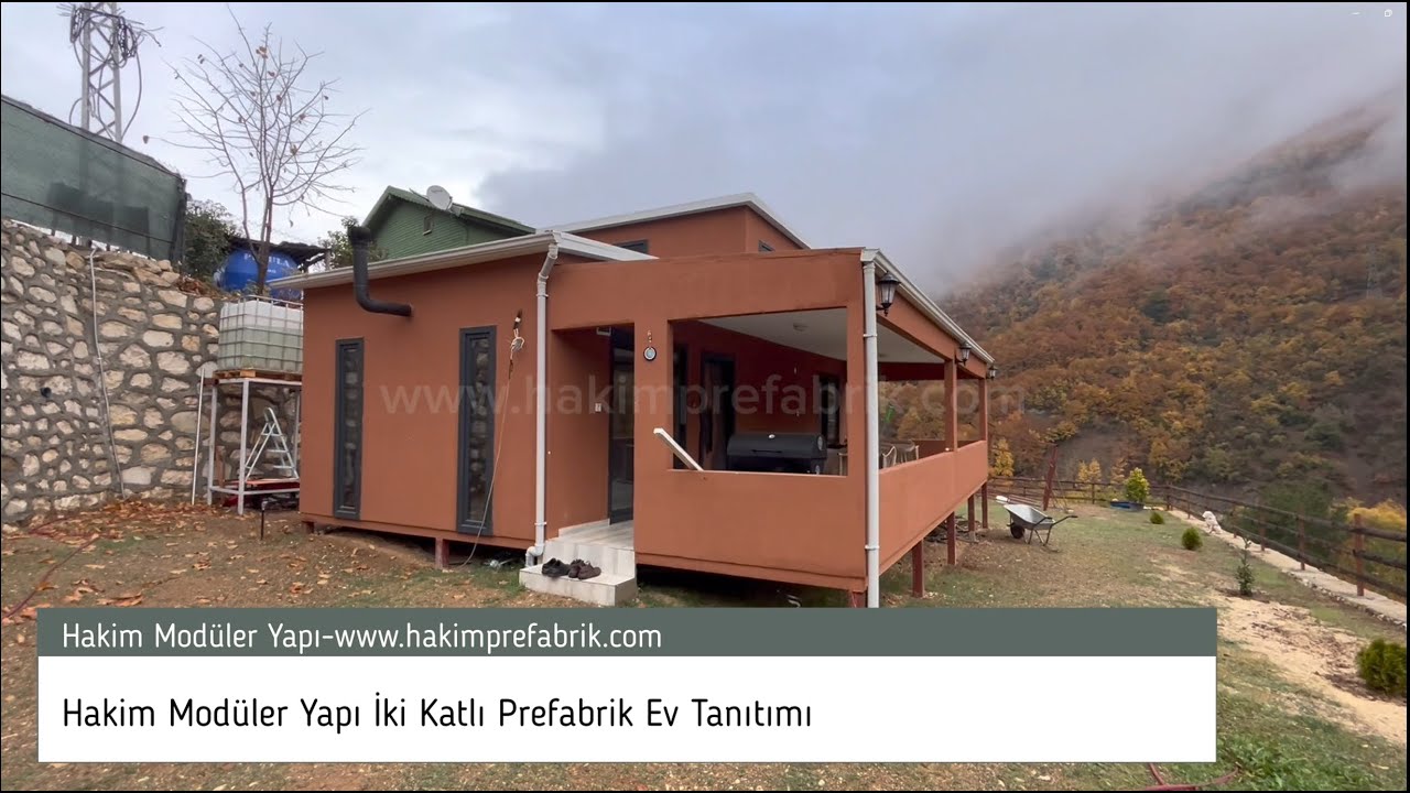 İki Katlı Prefabrik Ev Projemizin Tanıtımı