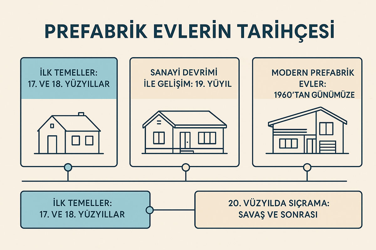 Prefabrik Evlerin Tarihçesi ve Türkiye’de Prefabrik Evlerin Gelişimi